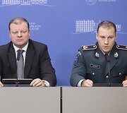 Saulius Skvernelis ir Linas Pernavas