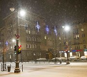 Sniegas Vilniuje