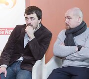 Mindaugas Nastaravičius ir Ramūnas Cicėnas