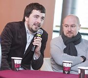 Mindaugas Nastaravičius ir Ramūnas Cicėnas