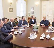 Kęstutis Jucevičius, Dainoras Bradauskas, Saulius Urbanavičius, Evaldas Pa&scaron;ilis, Rimvydas Norkus ir Dalia Grybauskaitė