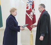 Dalia Grybauskaitė ir Žydrūnas Radi&scaron;auskas