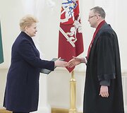 Dalia Grybauskaitė ir Žydrūnas Radi&scaron;auskas