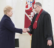 Dalia Grybauskaitė ir Žydrūnas Radi&scaron;auskas