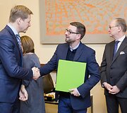 Remigijus &Scaron;ima&scaron;ius ir Thomas Bangertas 