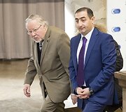Vytautas Landsbergis ir Hasanas Mammadzada 
