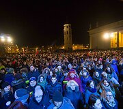 Vasario 16-osios koncerto &bdquo;&Scaron;vęskime laisvę&ldquo; akimirkos 