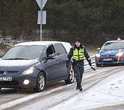 Rytinis kelių policijos reidas