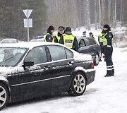 Rytinis kelių policijos reidas