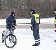 Rytinis kelių policijos reidas