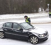 Rytinis kelių policijos reidas