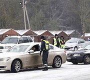 Rytinis kelių policijos reidas