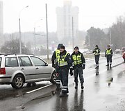 Rytinis kelių policijos reidas