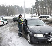 Rytinis kelių policijos reidas