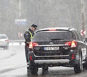 Rytinis kelių policijos reidas