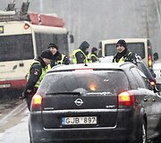 Rytinis kelių policijos reidas