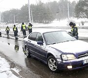Rytinis kelių policijos reidas