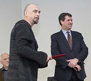 Apdovanojimų akimirka