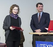 Apdovanojimų akimirka
