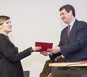 Apdovanojimų akimirka
