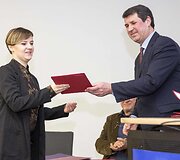 Apdovanojimų akimirka