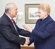 Angelas Gurria ir Dalia Grybauskaitė