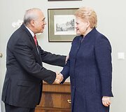 Angelas Gurria ir Dalia Grybauskaitė