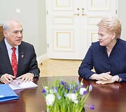 Angelas Gurria ir Dalia Grybauskaitė