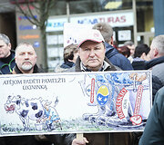 Pienininkų protesto akcija