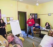 Pyragų diena &bdquo;Caritas&ldquo; laikinuosiuose namuose