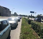 Eilės prie Smiltynės perkėlos