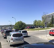 Eilės prie Smiltynės perkėlos