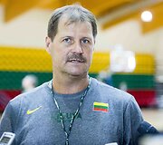 Lietuvos vyrų krep&scaron;inio rinktinės treniruotė