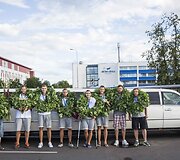 Vytauto Didžiojo universiteto (VDU) krep&scaron;ininkai
