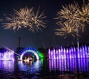 &Scaron;okančių fontanų spektalis