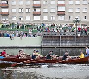 Klaipėdoje sutikta 15 istorinių laivų flotilė