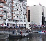 Klaipėdoje sutikta 15 istorinių laivų flotilė
