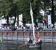 Klaipėdoje sutikta 15 istorinių laivų flotilė