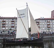 Klaipėdoje sutikta 15 istorinių laivų flotilė