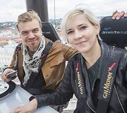 &bdquo;Dinner in the Sky&ldquo; Vilniuje akimirka