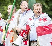 Mitingas prie Rusijos ambasados