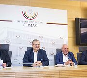 Artūras Paulauskas, Kęstutis Dauk&scaron;ys, Valentinas Mazuronis ir Vytautas Gap&scaron;ys