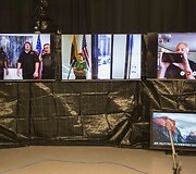 Renginio &bdquo;Baltijos sutartinė aplink pasaulį&ldquo; akimirka