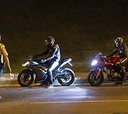 Naktinis Vilniaus kelių policijos reidas