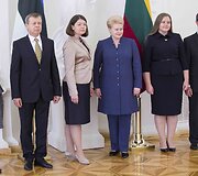 Jana Vanaveski ir Dalia Grybauskaitė