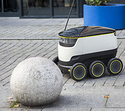 Estijos startuolio &bdquo;Starship Technologies&ldquo; gatvės robotai