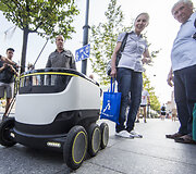 Estijos startuolio &bdquo;Starship Technologies&ldquo; gatvės robotai
