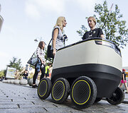 Estijos startuolio &bdquo;Starship Technologies&ldquo; gatvės robotai