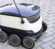 Estijos startuolio &bdquo;Starship Technologies&ldquo; gatvės robotai
