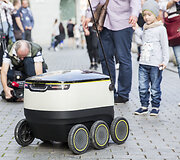 Estijos startuolio &bdquo;Starship Technologies&ldquo; gatvės robotai